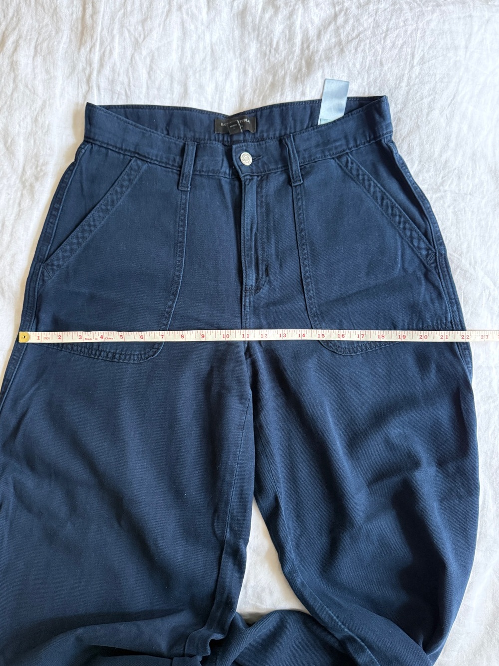 Banana Republic Navy Wide-Leg Women's Pants - Picture 9 of 9